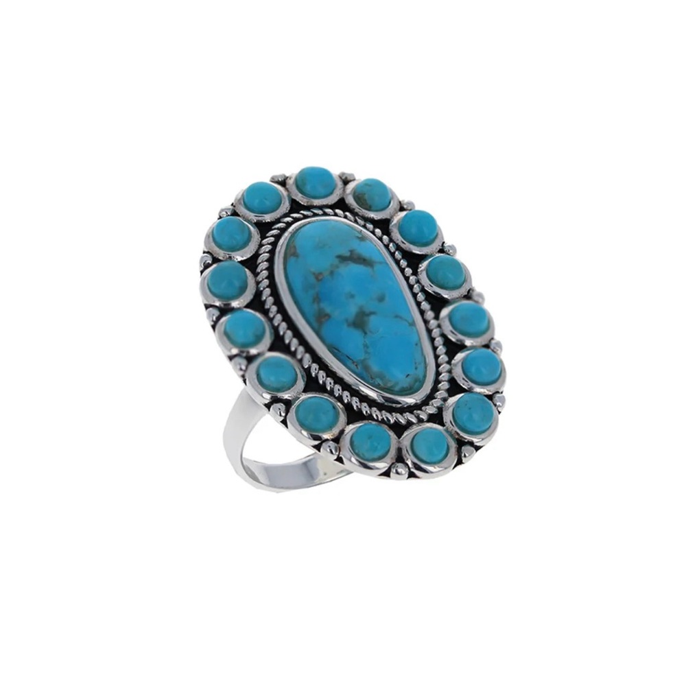 Santa Fe Statement Turquoise Ring
